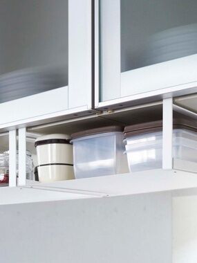 Yamazaki Home Under Shelf Storage Rack - Cabinet Organizer, Steel, White